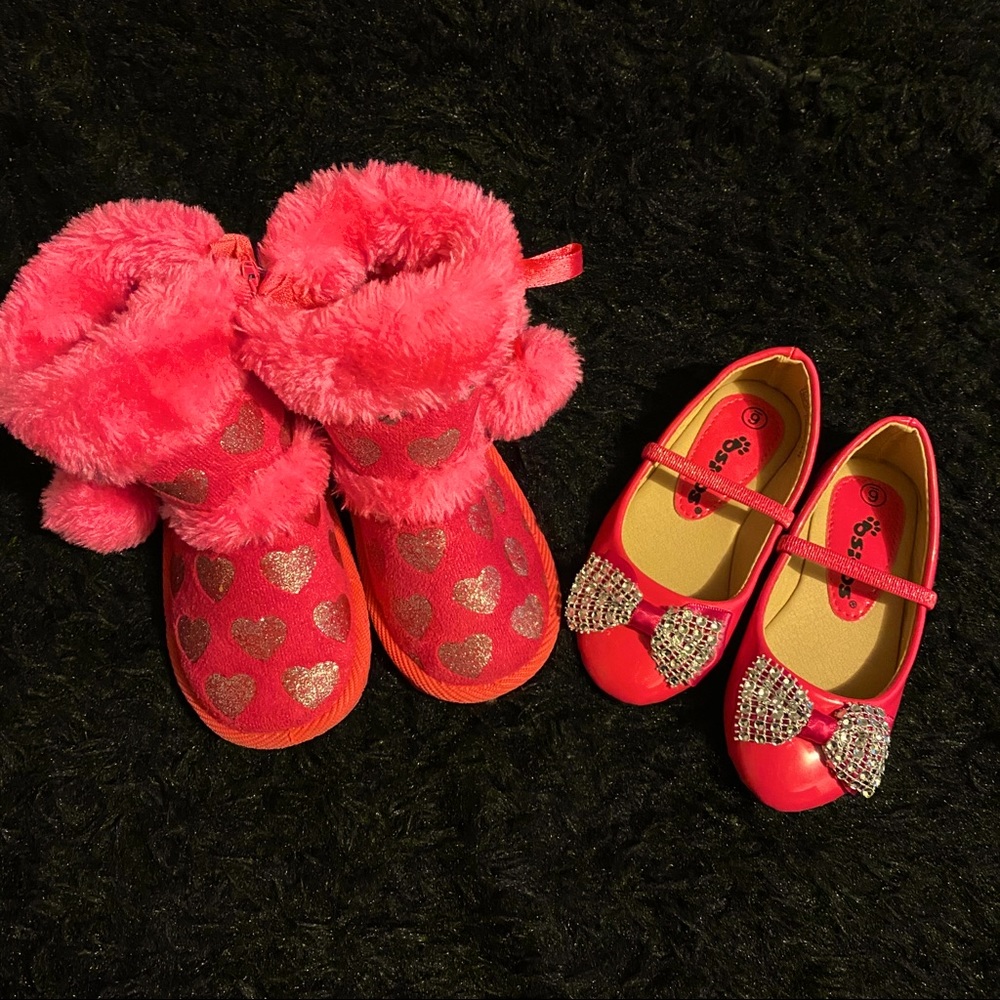 🚨BUNDLE deal🚨 Toddler girl boots/shoes💕